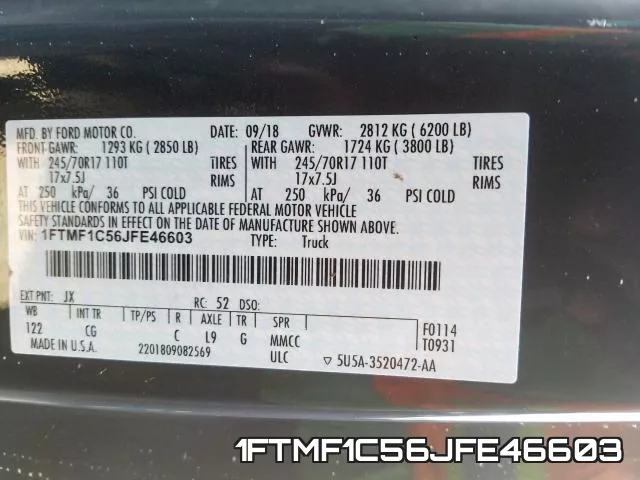 1FTMF1C56JFE46603 фото 2