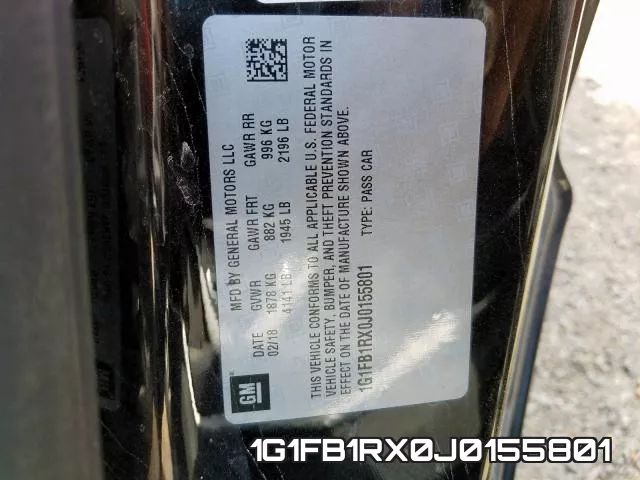 1G1FB1RX0J0155801 фото 2