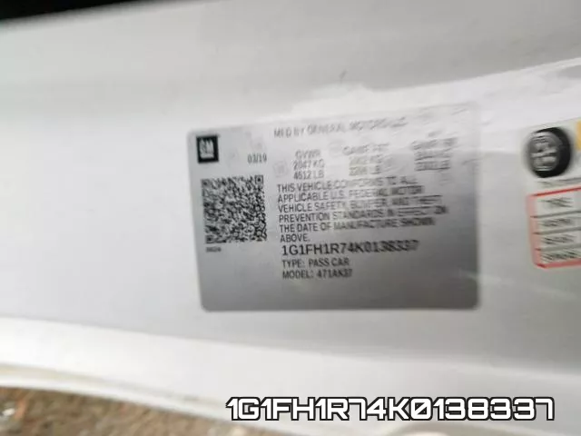 1G1FH1R74K0138337 фото 2