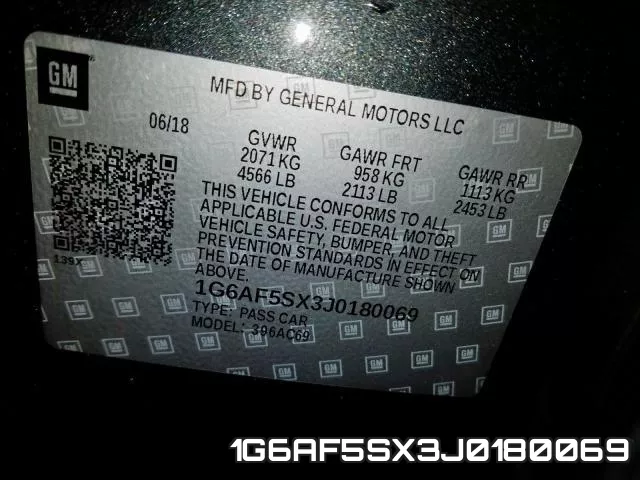 1G6AF5SX3J0180069 фото 2