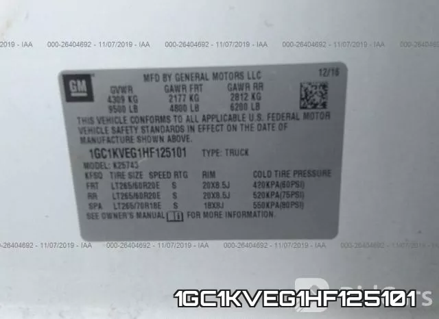 1GC1KVEG1HF125101 фото 8