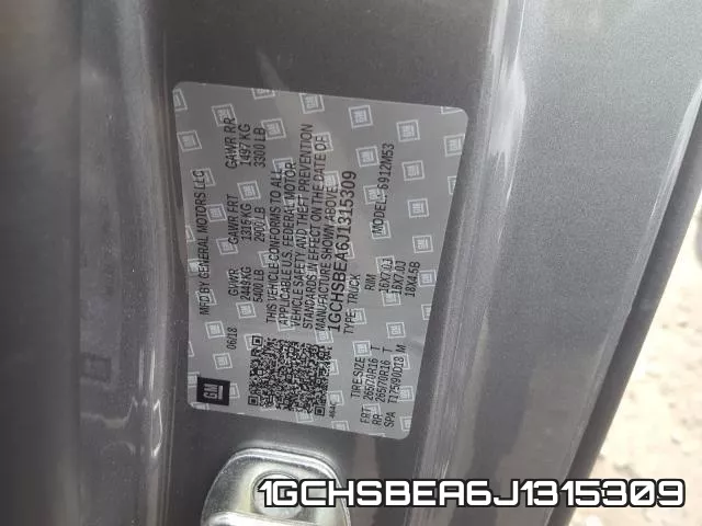 1GCHSBEA6J1315309 фото 2