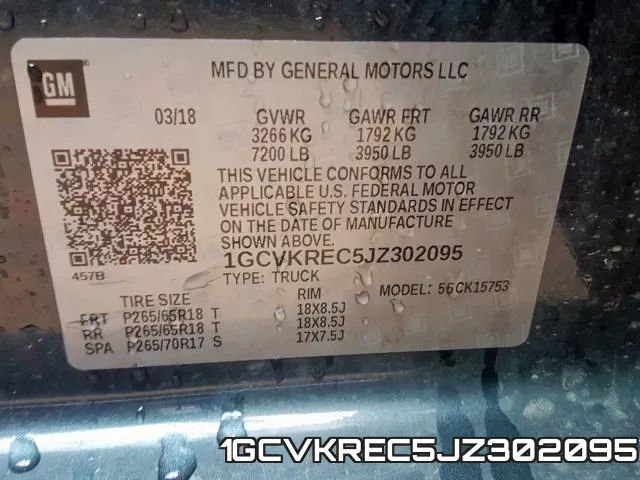 1GCVKREC5JZ302095 фото 2