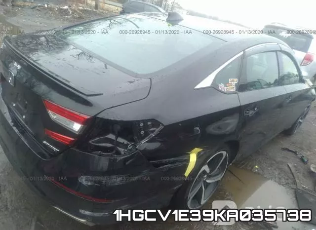 1HGCV1E39KA035738 фото 4