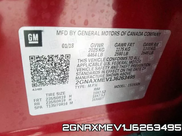 2GNAXMEV1J6263495 фото 2