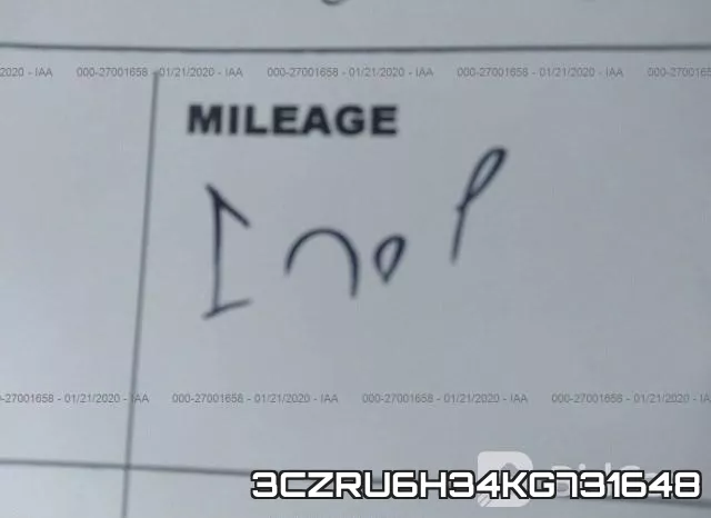 3CZRU6H34KG731648 фото 7