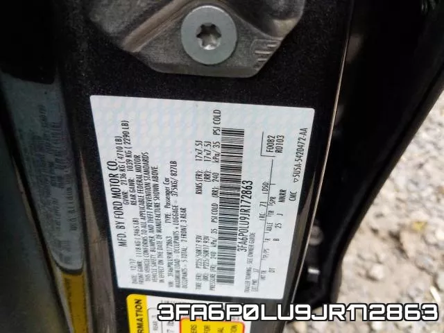 3FA6P0LU9JR172863 фото 2