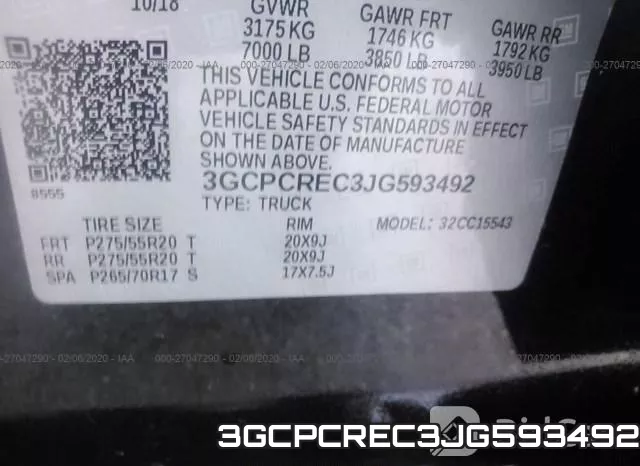 3GCPCREC3JG593492 фото 10