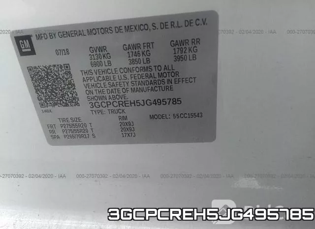 3GCPCREH5JG495785 фото 10