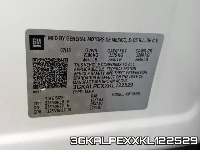 3GKALPEXXKL122529 фото 2