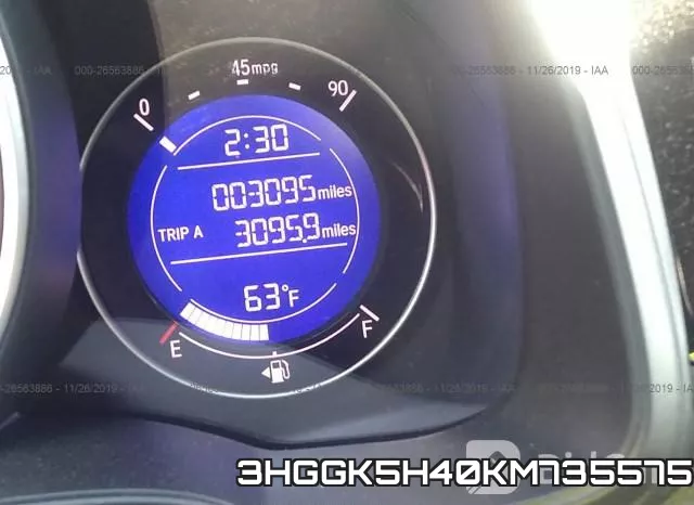 3HGGK5H40KM735575 фото 5