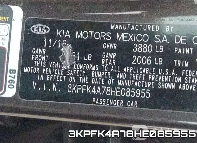3KPFK4A78HE085955 фото 9