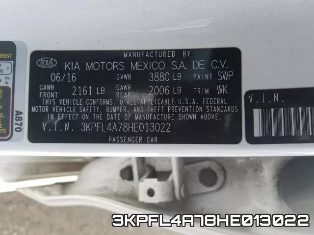 3KPFL4A78HE013022 фото 2