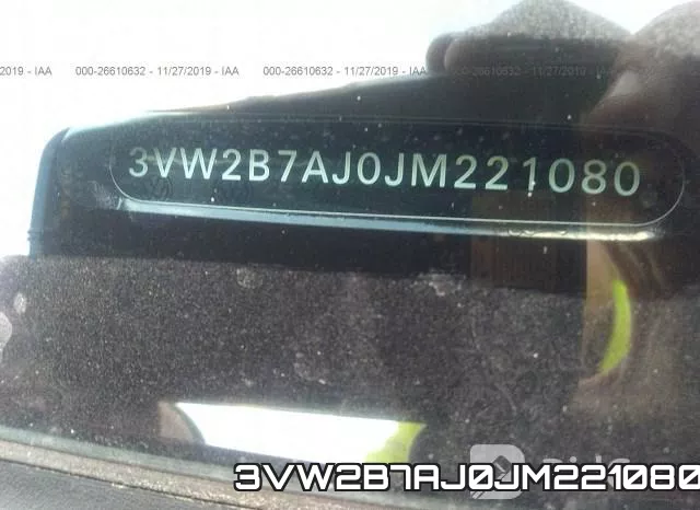 3VW2B7AJ0JM221080 фото 7