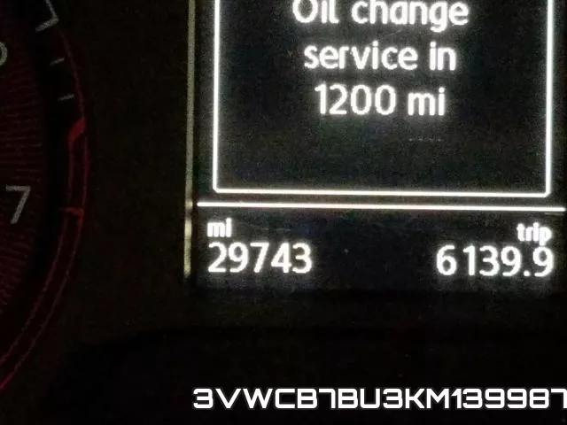 3VWCB7BU3KM139987 фото 6