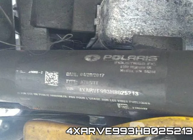 4XARVE993H8025213 фото 2