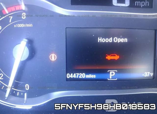 5FNYF5H98HB018583 фото 6
