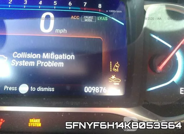 5FNYF6H14KB053564 фото 5