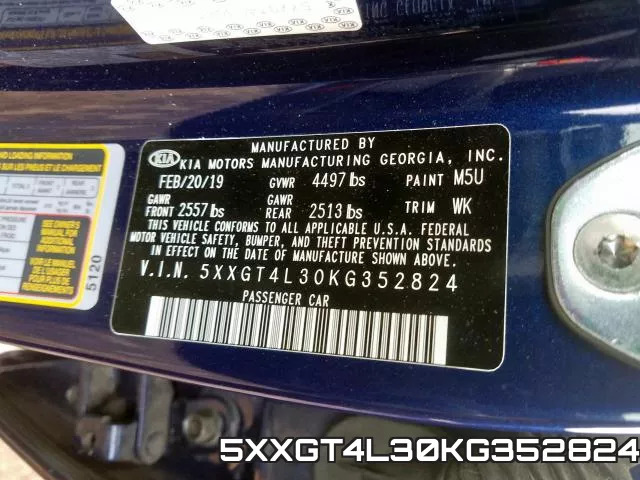 5XXGT4L30KG352824 фото 2