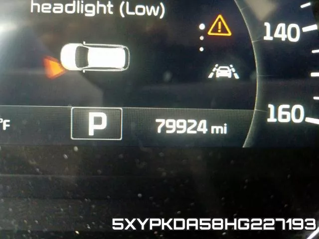 5XYPKDA58HG227193 фото 6