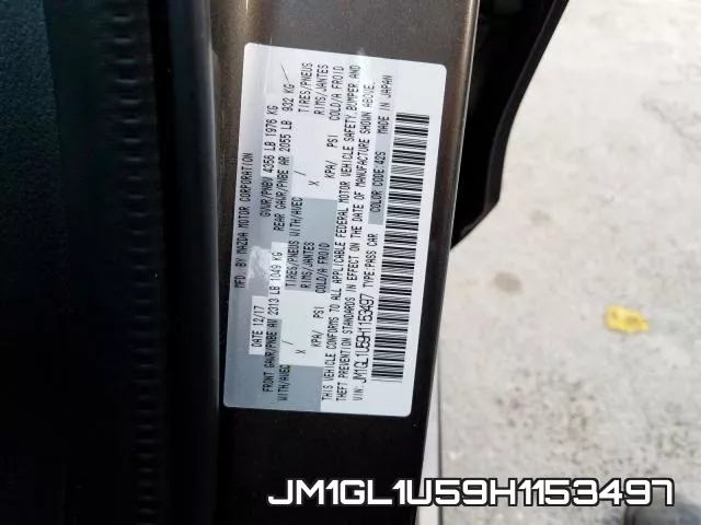 JM1GL1U59H1153497 фото 2