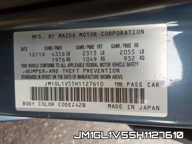 JM1GL1V55H1127610 фото 2