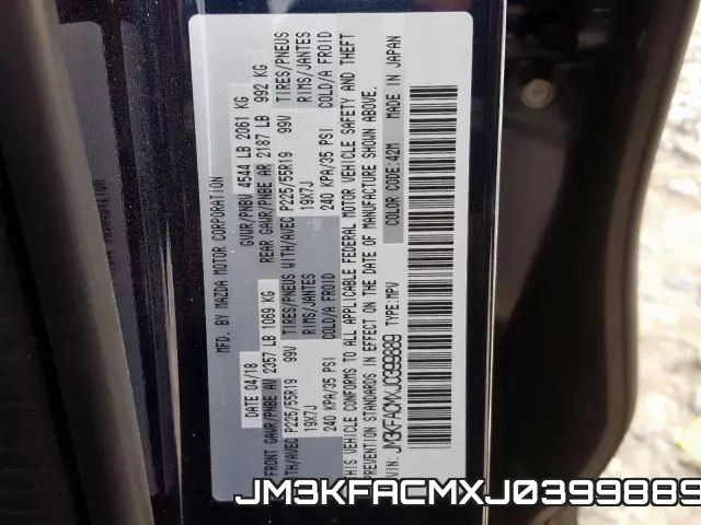 JM3KFACMXJ0399889 фото 2