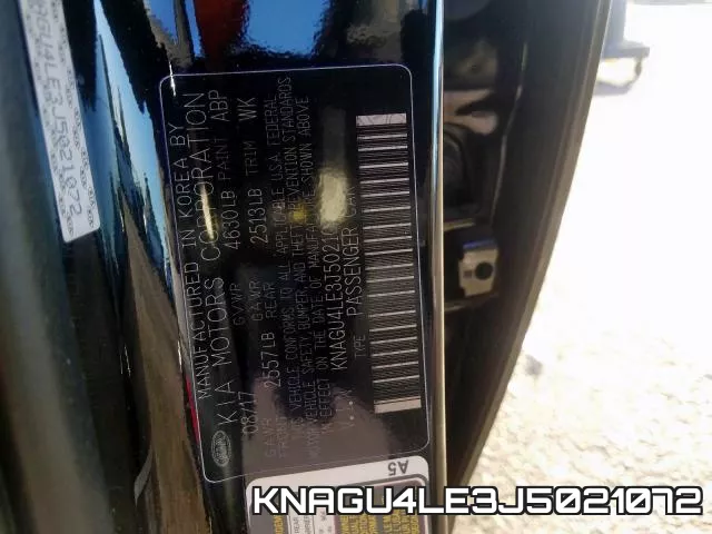 KNAGU4LE3J5021072 фото 2