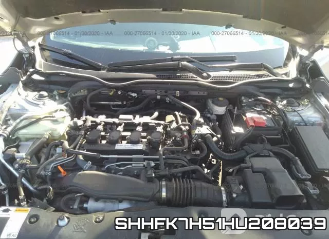 SHHFK7H51HU208039 фото 2
