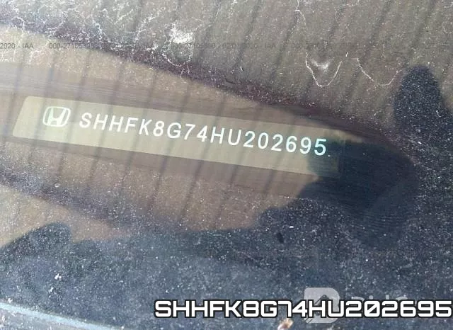 SHHFK8G74HU202695 фото 9