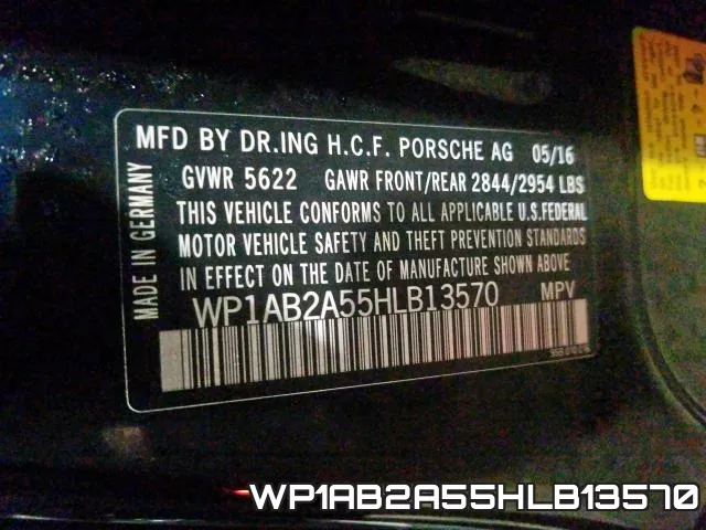 WP1AB2A55HLB13570 фото 2