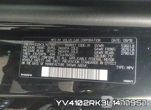 YV4102RK3L1477957 фото 10