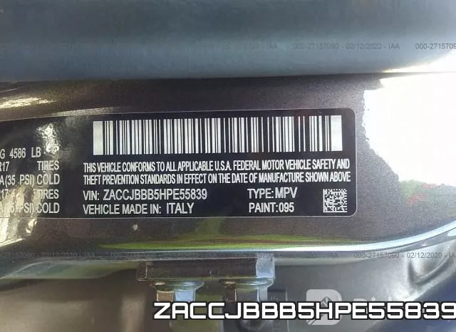 ZACCJBBB5HPE55839 фото 7