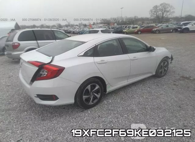 19XFC2F69KE032125 фото 4