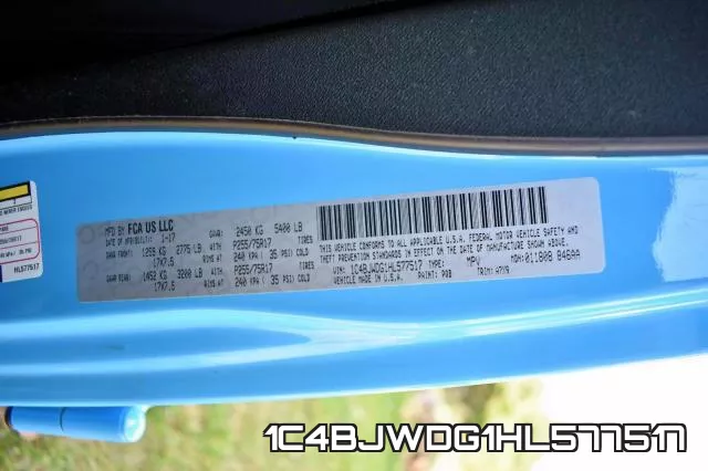 1C4BJWDG1HL577517 фото 2