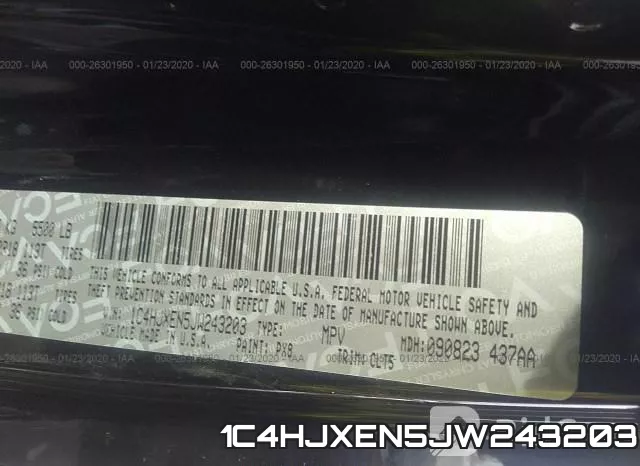 1C4HJXEN5JW243203 фото 5