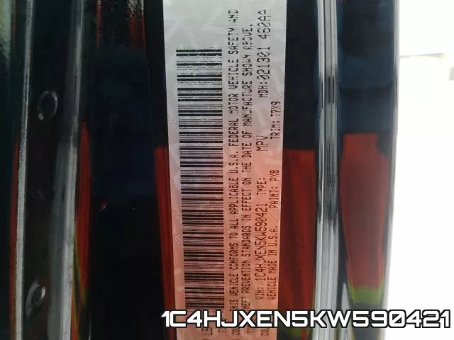 1C4HJXEN5KW590421 фото 2