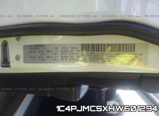 1C4PJMCSXHW601294 фото 9