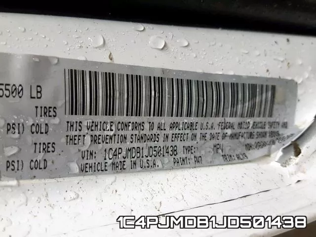 1C4PJMDB1JD501438 фото 2