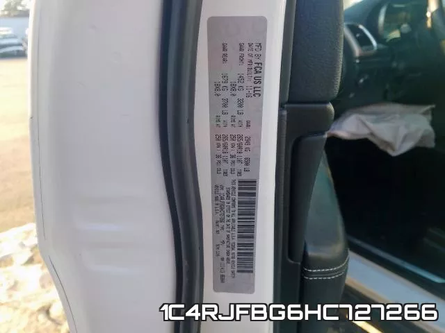 1C4RJFBG6HC727266 фото 2