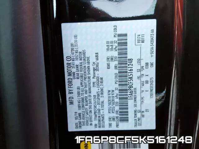 1FA6P8CF5K5161248 фото 2
