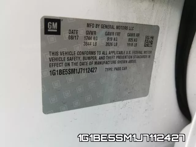 1G1BE5SM1J7112427 фото 2