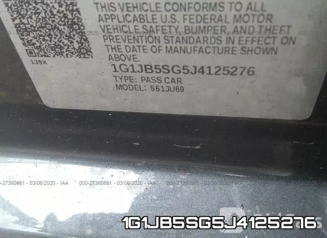 1G1JB5SG5J4125276 фото 7