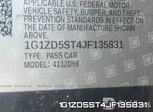 1G1ZD5ST4JF135831 фото 9