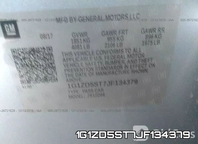 1G1ZD5ST7JF134379 фото 7