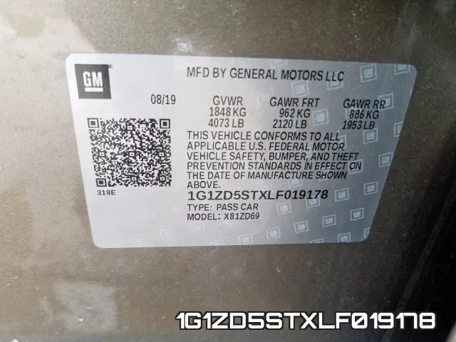 1G1ZD5STXLF019178 фото 2