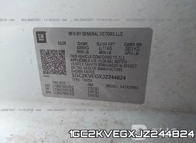 1GC2KVEGXJZ244824 фото 7