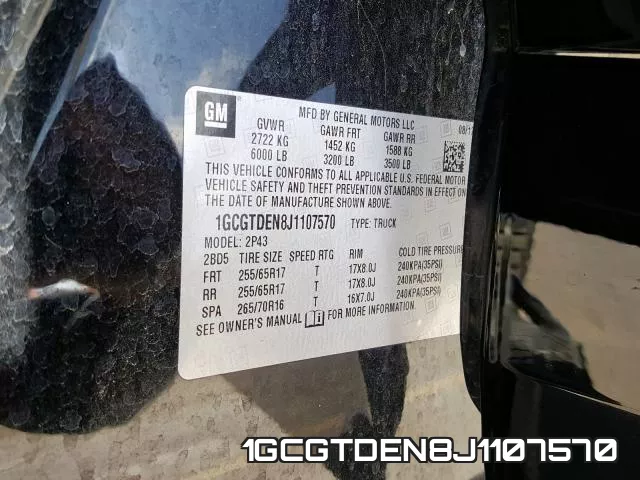 1GCGTDEN8J1107570 фото 2