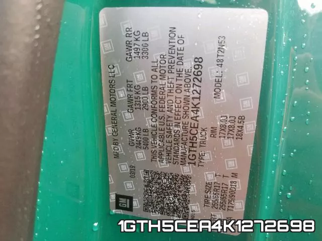 1GTH5CEA4K1272698 фото 2