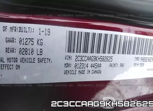 2C3CCAAG9KH582625 фото 9